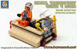 Free instructions Yavin 4 Rebel Transport moc lego